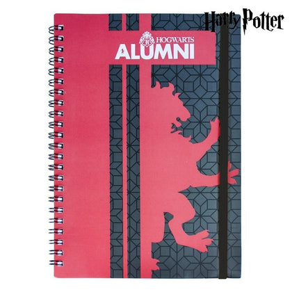 Libreta de Anillas Gryffindor Harry Potter Burdeos