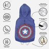 Sudadera para Perro Marvel XXS Azul