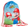 Bolsa Mochila con Cuerdas Super Mario Rojo (40 x 29 cm)