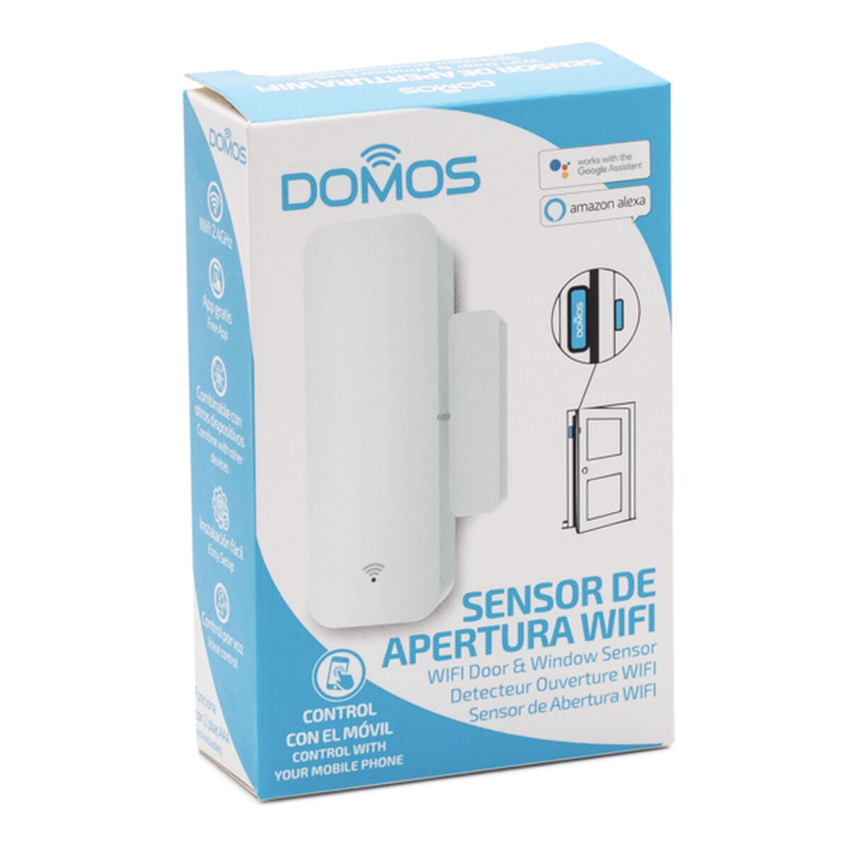 Detector de Apertura para Puertas y Ventanas Domos DOML-SP-1