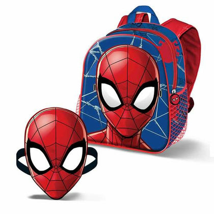 Mochila Escolar Spiderman Máscara 27 x 24 x 9,5 cm