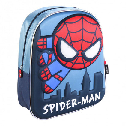 Mochila Escolar Spider-Man Azul 25 x 31 x 10 cm