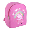 Mochila Escolar Peppa Pig Fucsia (18 x 10 x 21 cm)