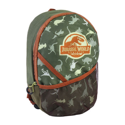 Mochila Escolar Jurassic Park Verde (19 x 27 x 15 cm)