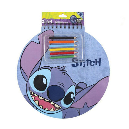 Set de Papelería Stitch Cuaderno Azul (30 x 30 x 1 cm)