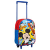 Mochila Escolar con Ruedas Mickey Mouse Rojo 22 x 10 x 29 cm