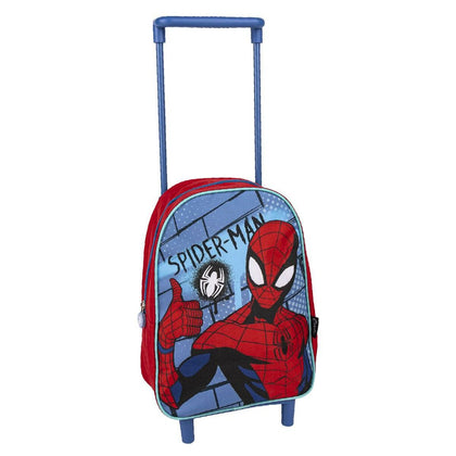 Mochila Escolar con Ruedas Spiderman Rojo Azul 22 x 10 x 29 cm