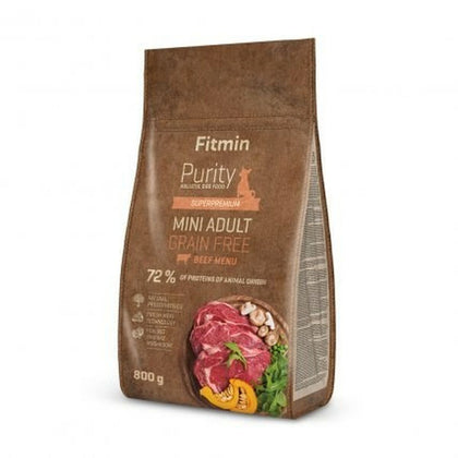 Pienso Fitmin Purity GF Adult Mini Beef Adulto Ternera 800 g