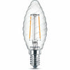 Bombilla LED Vela Philips Classic Twisted  25 W E14 2 W E (2700k)