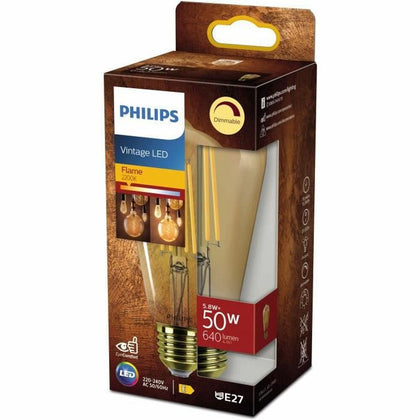 Bombilla LED Philips Edison Vintage  E27 50 W