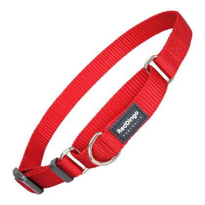 Collar para Perro Red Dingo Semiahogo Rojo (26-40 cm) (1,5 x 24-36 cm)