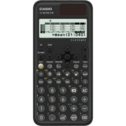 Calculadora Científica Casio FX-991DE CW Negro (Reacondicionado A)