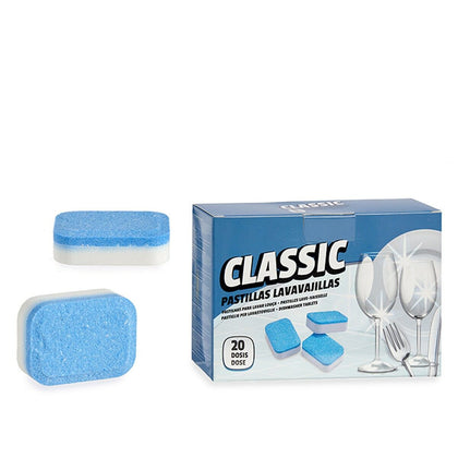 Pastillas para Lavavajillas Classic Azul Blanco (20 pcs)
