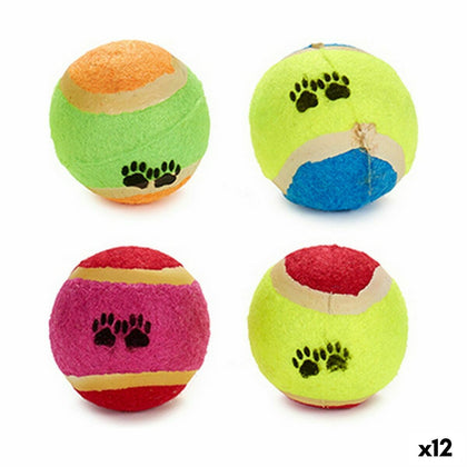 Set de Juguetes para Perros Multicolor Pelota Polietileno Polipropileno ABS (12 Unidades)