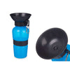 Botella Bebedero de Agua para Perros Azul Negro Metal Plástico 500 ml (12 Unidades)