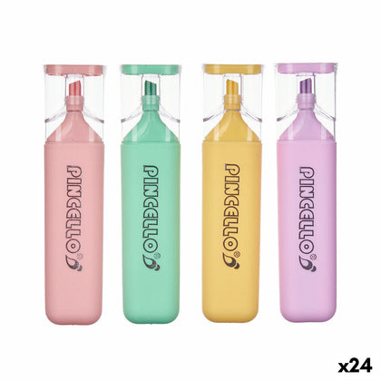 Set de Marcadores Fluorescentes Multicolor Pastel (24 Unidades)