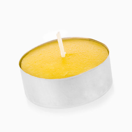 Set de Velas Amarillo Metal Citronela (15 Unidades)