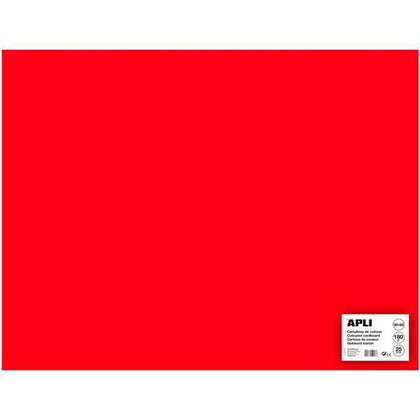 Cartulinas Apli Rojo 50 x 65 cm