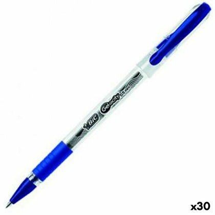 Bolígrafo de gel Bic Ocity Stic Azul 0,5 mm (30 unidades)