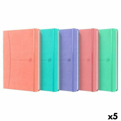 Libreta Oxford Liso 80 Hojas A5 (5 Unidades)