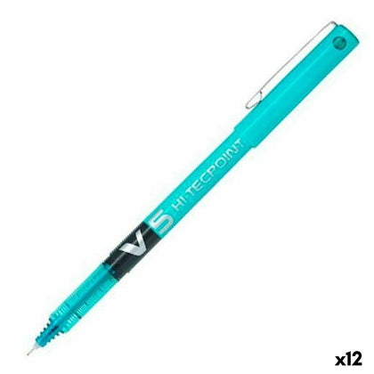 Bolígrafo de gel Pilot V 5 Celeste 0,3 mm (12 Unidades)