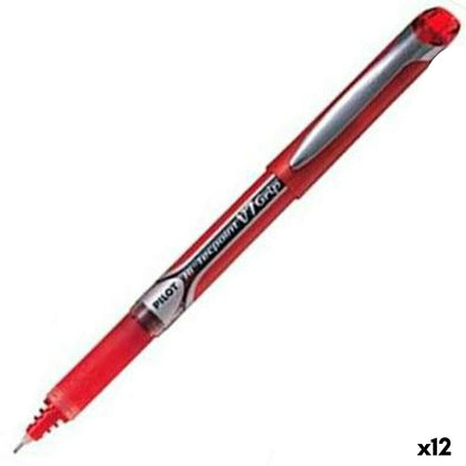 Bolígrafo Roller Pilot V7 Grip Rojo 0,5 mm (12 Unidades)