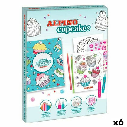 Set de Manualidades Alpino Cupcakes (6 Unidades)