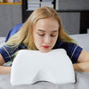 Almohada de cuello para dormir - Almohada viscoelastica cervical, diseño arqueado perfecto para meter el brazo - movilcom.com