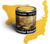 Bote de pintura alquídica esmalte interior exterior color Amarillo real - 125ml, mod.8741 - movilcom.com