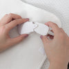 Calientacamas eléctrico - Manta térmica individual lavable de tacto esponjoso - Manta eléctrica para camas 150 x 80cm, 60w - Color blanco