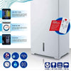 Climatizador de Verano - Climatizador evaporativo 3 en 1 - Enfriador, Humidificador - Ventilador con Aire enfriado y purificado con Mando - 4L