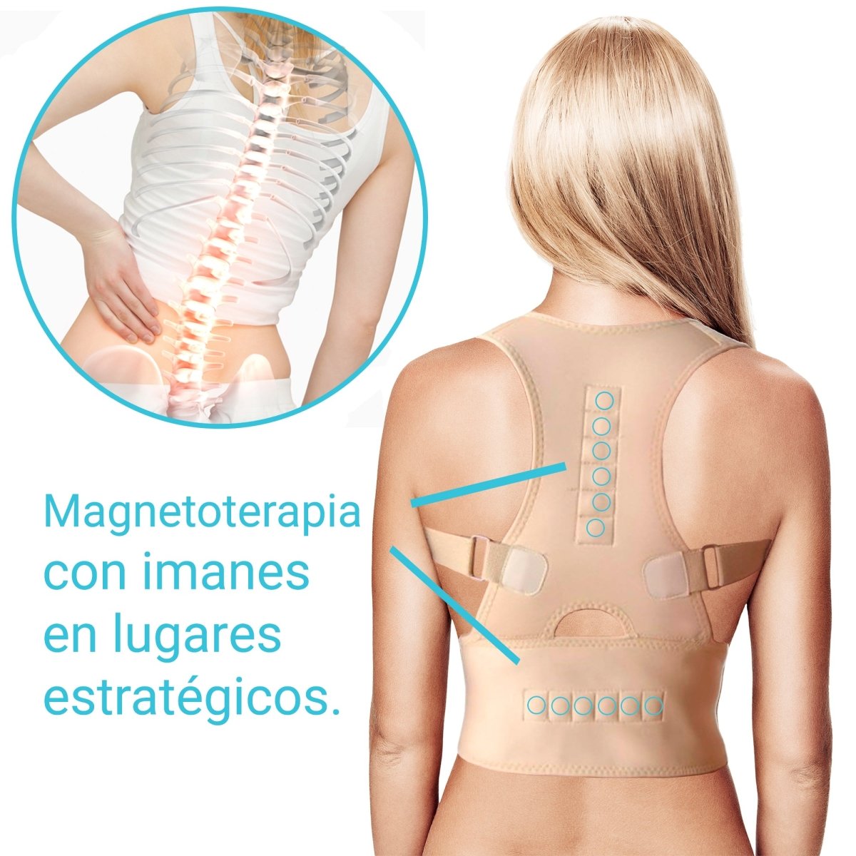 Fajas Ortopedicas Para Hombres e mujer Faja Correctora De Postura La  Espalda XL