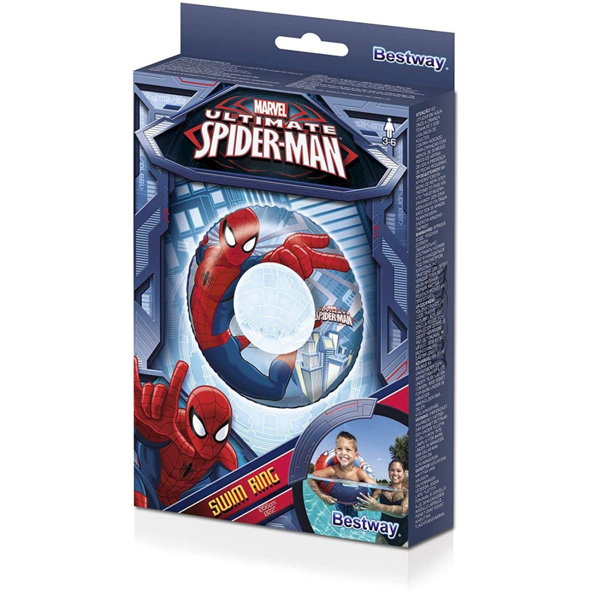 Flotador Hinchable Infantil Spiderman 56 cm - movilcom.com