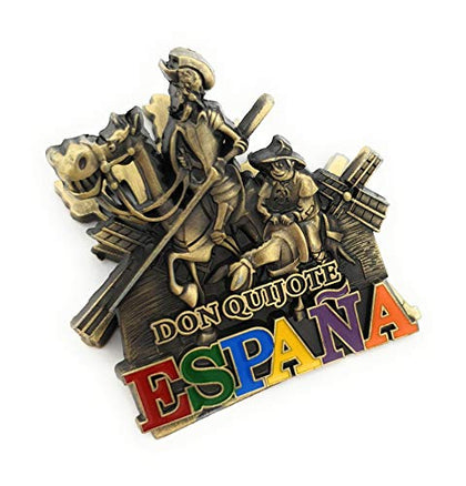Imán Nevera - Figuras magnéticas - Imanes Nevera Personalizados de España Don Quijote - Diseño Exclusivo Recuerdo de España (Mod.007) - movilcom.com