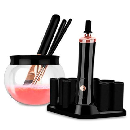 Kit limpiador de brochas de maquillaje - Makeup brush cleaner - Set limpieza y secado brochas de maquillaje - movilcom.com