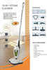 Mopa Limpiador Vapor 10 en 1 - Vacuum Cleaner fregona eléctrica para Todo Tipo de Suelos y Superficies - 1300W, 400ml