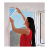 Mosquitera malla para ventanas con velcro incluido blanca - 130 x 150 cm