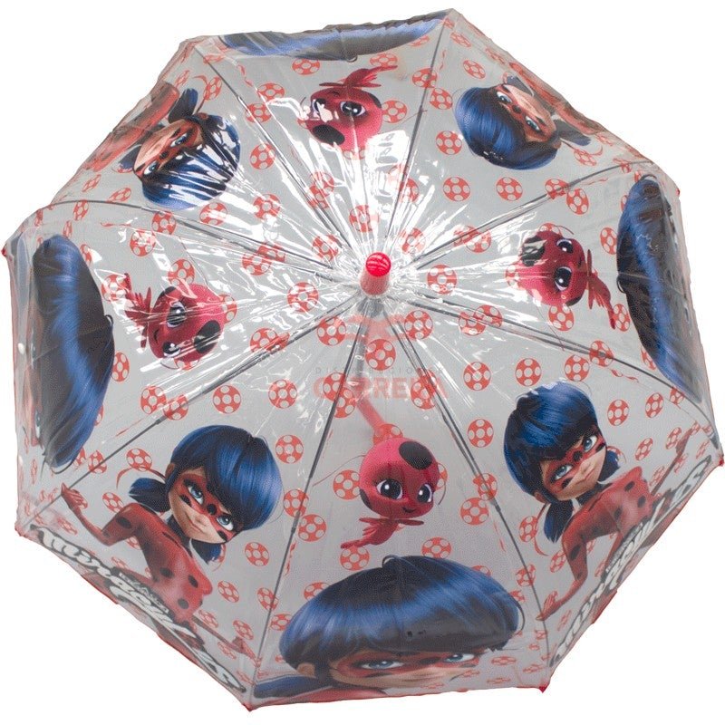 Paraguas Miraculous Lady Bug  - Paraguas Infantil Niño Niña - 70cm