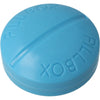 Pastillero pequeño diario bolsillo - 3 compartimentos - Organizador de pastillas pill box estuche redondo - Color azul - movilcom.com