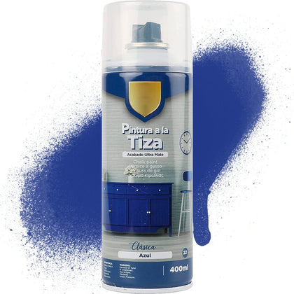 Pintura en spray a la tiza, acabado Ultra Mate, Azul Cásico, 400ml, mod.T-022 - movilcom.com
