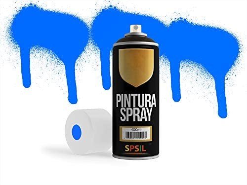 Pintura en spray Fluorescente Azul Flúor - 400ml, mod.8585 - movilcom.com