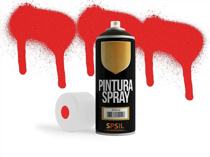 Pintura en spray metalizada Rojo - 400ml, mod.8591 - movilcom.com