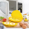 Recipiente microondas, cuece Huevos Especial para Tortilla microondas - Cocinar Huevos Microondas - Tortilla Francesa microondas - BPA Free - Amarillo - movilcom.com