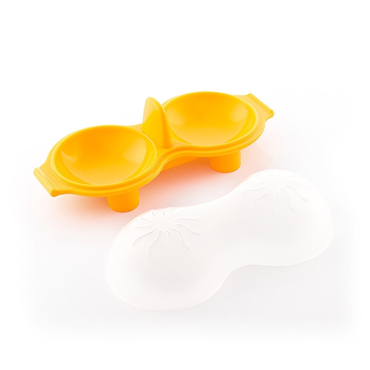 Cocedor Y Pelador De Huevos Para Microondas Compacto De Plastico
