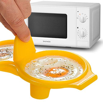 Recipiente microondas/sartén, cuece Huevos Especial para microondas o Vapor - Cocinar Huevos Microondas - Cuece Huevos - movilcom.com
