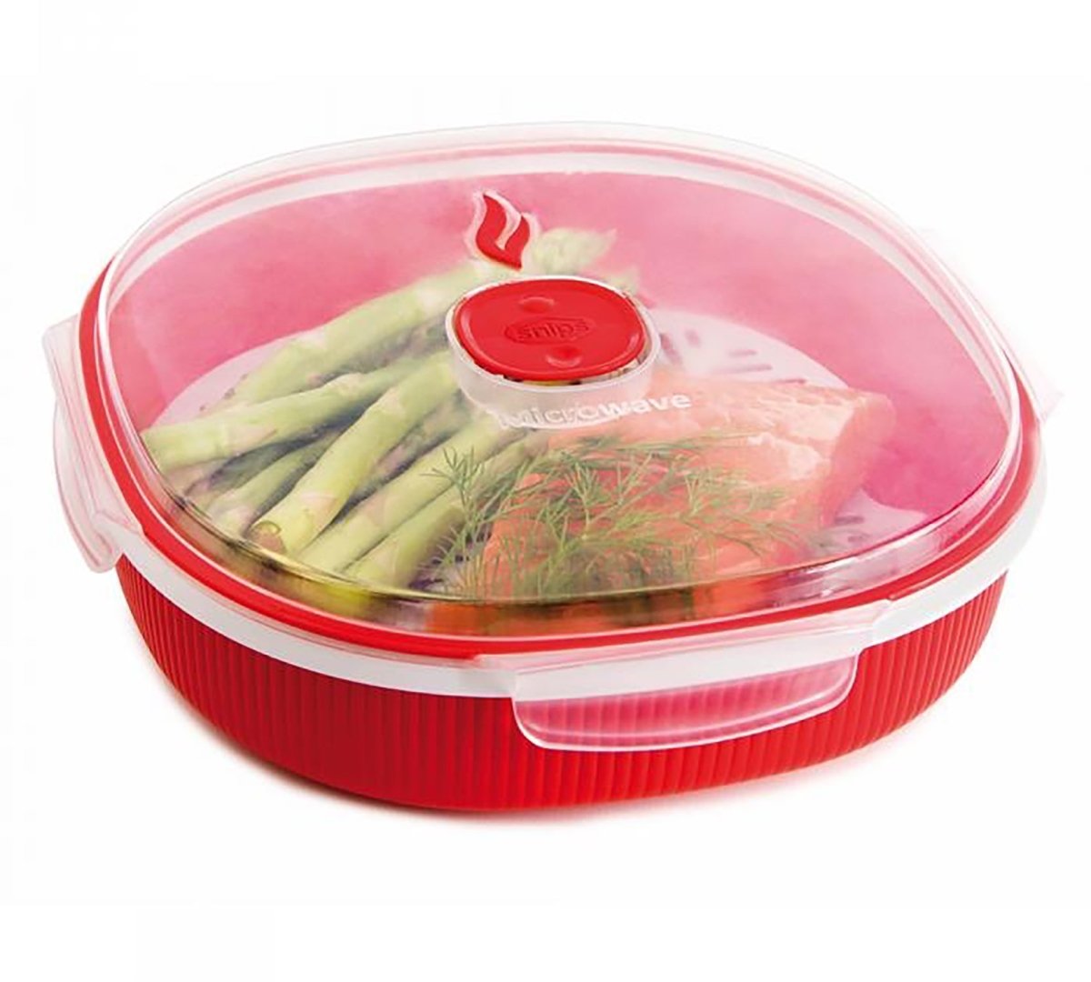Vaporera de microondas Vaporera de verduras de plástico Cocina Cocina Cesta  de cocción al vapor para kenally HA004967-00